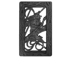 Решетка вентиляционная вертикаль. РВ-1А РЛ 30  "Баба-яга"