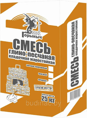 Смесь кладочная глино-песчаная "Горыныч" Коричневый 25кг