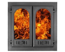 Дверка со стеклом двухстворчатая ДК-8С "Горница-2"