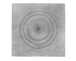 Плита печная 1 конф. с пазами П1-10 "С пазами" (Рубцовск) 700*700мм