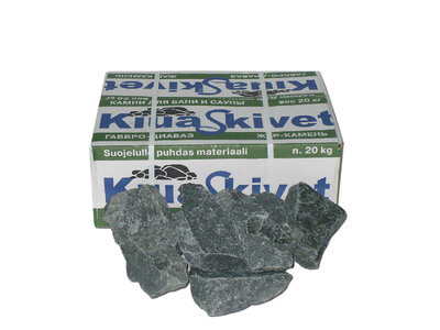Камни Габбро-диабаз колотый, 50-90 мм, 20кг