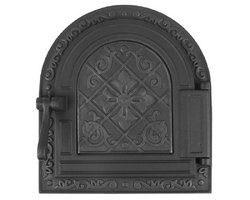Дверка глухая ДТГ-10 РЛ 01"Очаг Варвара" (Рубцовск) 290*250мм Антрацит
