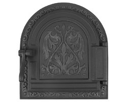 Дверка глухая ДТГ-10 РЛ 09 "Очаг Василиса" (Рубцовск) 290*250мм Антрацит