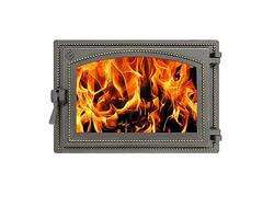 Дверка герметичная со стеклом Везувий 230 БРОНЗА