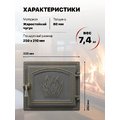 Дверка герметичная 261 Везувий БРОНЗА