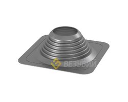 Проходник кровли (мастер флеш) ПРЯМОЙ д.180-330 мм СЕРЫЙ ral 9022