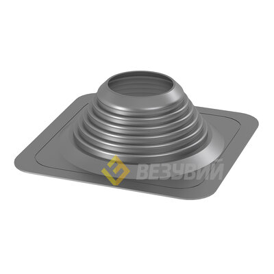 Проходник кровли (мастер флеш) ПРЯМОЙ д.180-330 мм СЕРЫЙ ral 9022