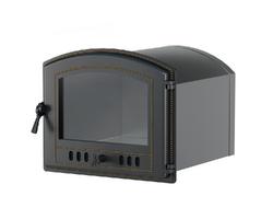 Духовка герметичная со стеклом стальная Везувий 224 "Антрацит" БРОНЗА