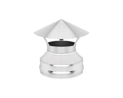 Зонт-оголовок нерж. 430/0,5 мм/250*310мм Антрацит