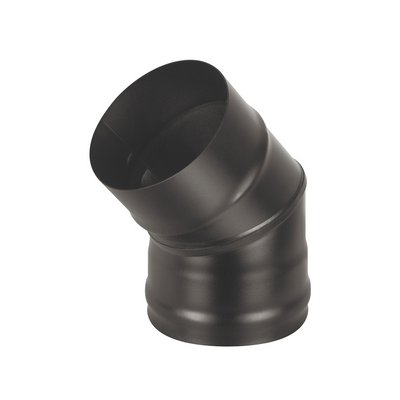 Отвод нерж. (AISI 430/0,5мм) 45* 2-х секц. д.110 Антрацит
