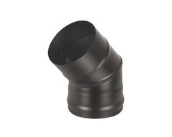 Отвод нерж. (AISI 430/0,5мм) 45* 2-х секц. д.110 Антрацит