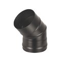 Отвод нерж. (AISI 430/0,8мм) 45* 2-х секц. д.100 Антрацит