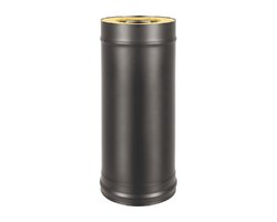 Сэндвич-труба Нерж+Нерж (AISI 430/0,8мм) д.120*200, L-0,5м Антрацит