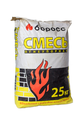 Смесь шамотная огнеупорная 1750°C "Боросс" 25кг