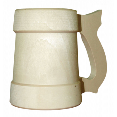 Кружка точеная 0,5л., липа,  "Банные штучки" арт. 30039