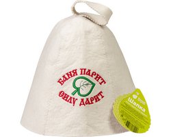 Шапка Баня парит, силу дарит! "Банные штучки" арт. 41060