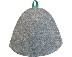 Шапка банная, войлок серый арт. Б 401