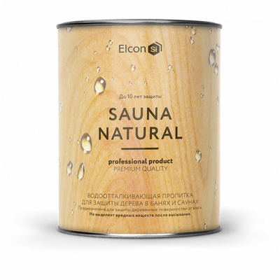 Пропитка для бани и сауны Sauna Natural (0.9л)