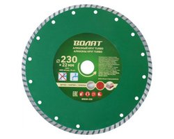 Алмазный круг 230х22 мм универс. Turbo ВОЛАТ, арт. 89020-230 (Китай)