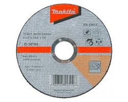 Круг отрезной 115х1,2х22,23 мм  для металла плоский WA60T  MAKITA, арт. D-18764
