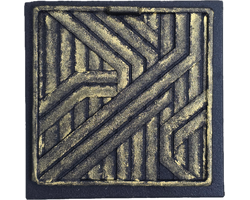 Дверка прочистная ДПр-4 Л RL 36 "Лабиринт" БРОНЗА