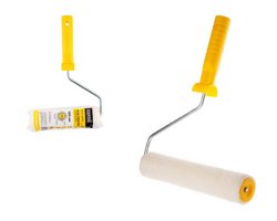 Валик "POLYESTER" 40-180мм с ручкой 8мм бежевый STARTUL PROFI (ворс 5 мм, нанесение всех видов лака)