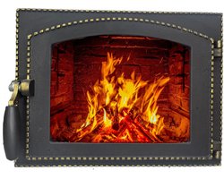 Духовка чугунная герметичная со стеклом ДП-ДКГ-2АС Рубцовск БРОНЗА