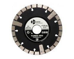 Алмазный круг 125х22,23мм по ж/бетону Turbo PRO TRIO-DIAMOND (глубокорез)