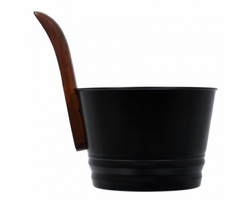 Бадья из стали 4 л, Антрацит "Банные штучки" арт. 41351