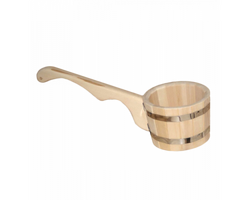 Ковш - черпак 0,6 л. бондарный с горизонтальной ручкой арт. 03589