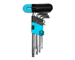 Набор шестигранных ключей длинных с шаровым окончанием 9шт арт. 2049 ЦИ