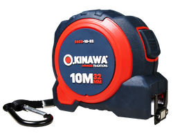 Рулетка измерительная 10м x 32мм, двустороннее полотно арт. 2403-10-32 OKINAWA LONG