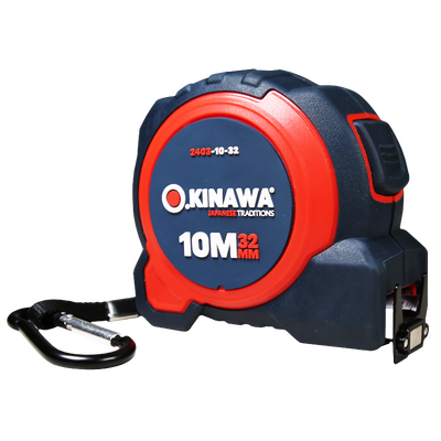 Рулетка измерительная 10м x 32мм, двустороннее полотно арт. 2403-10-32 OKINAWA LONG