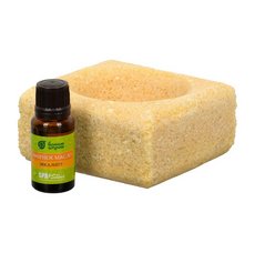 Ароманабор для бани и сауны (соляной испаритель 700г, масло эфирное Пихта 15мл)