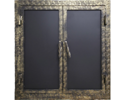 Дверка для коптильни 600*620 (2-створчатая) Римская БРОНЗА