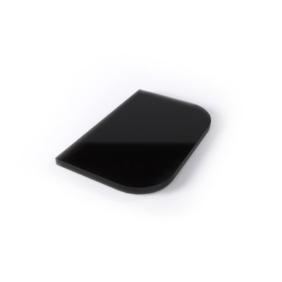 Лист предтопочный стеклянный BLACK
