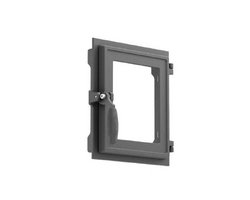 Дверка герметичная со стеклом ДТГ-4КС "Карелия" (Рубцовск) 280*250мм Бронза