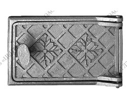 Дверка поддувальная Центролит ПДТ-9 "Узор" Антрацит