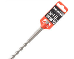 Бур для перфоратора по бетону Quadro 10*210мм SDS-plus Hilberg арт. Q10210
