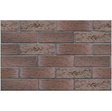 Клинкер фасадный тёмно-терракотовый Флэш Брюгге Береста 0,71NF