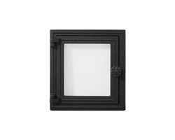 Дверка со стеклом ДТ-4С Везувий Т АНТРАЦИТ