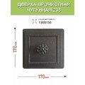 Дверка прочистная Везувий 235 Антрацит