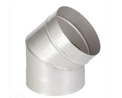 Отвод 45* нерж. (AISI 304/1мм) д.130, ГИЛЬЗА