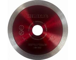 Диск алмазный Hilberg сплошной  Ультратонкий 125*8*22.23 Толщина реж. кромки 1.2 mm арт. HM 502