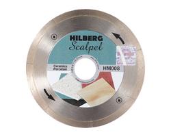 Диск алмазный отрезной 125×22,23 Hilberg Scalpel 0,8 mm арт. HM 008  керамогранит, керамика