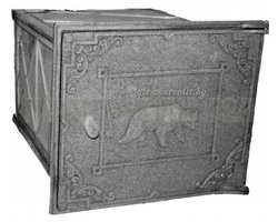 Духовка глухая чугун. Д-3 2С177 "Медведь" (Центролит) 305*405мм