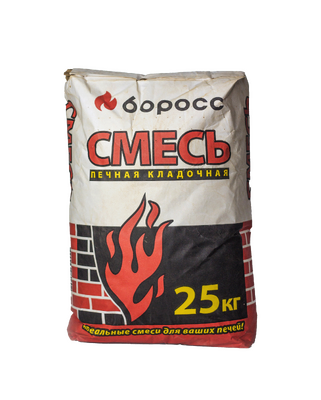 Смесь кладочная глино-песчаная "Боросс" 850°C Красный  (пониженное содержание глины)