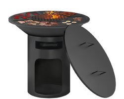 Чугунный "FANTASTIC GRILL" Везувий Ø 1000 "От Шефа"
