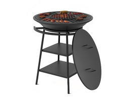 Чугунный "FANTASTIC GRILL" Везувий Ø 700 (чаша+подставка+плита Gurman Ø700+крышка)