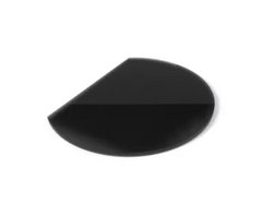 Лист стеклянный предтопочный перед/ под печь Черный (Black) (1100х850х8мм) СП-4